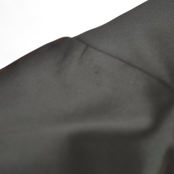 Just Cavalli Size 38 Black Satin Back Zip Pencil Skirt - Picture 16 of 16